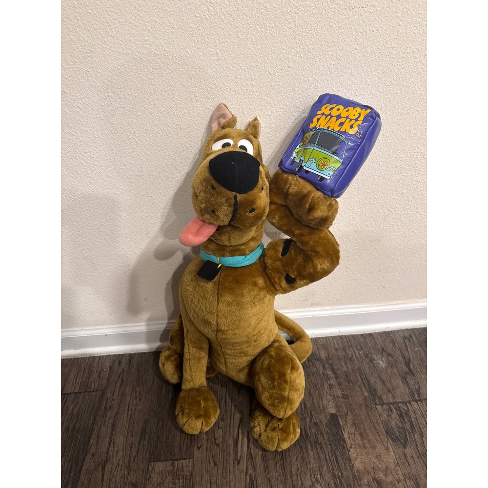Vintage Scooby-Doo Large Toy Network 2002 Scooby Snacks 24 Inch Cartoon Network